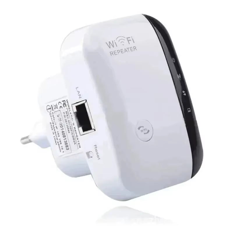 Wifi Repeater Wireless Signal Amplifier Extended Network Enhancer EU US Home Router 300M through the Wall Bedroom Receive Moving