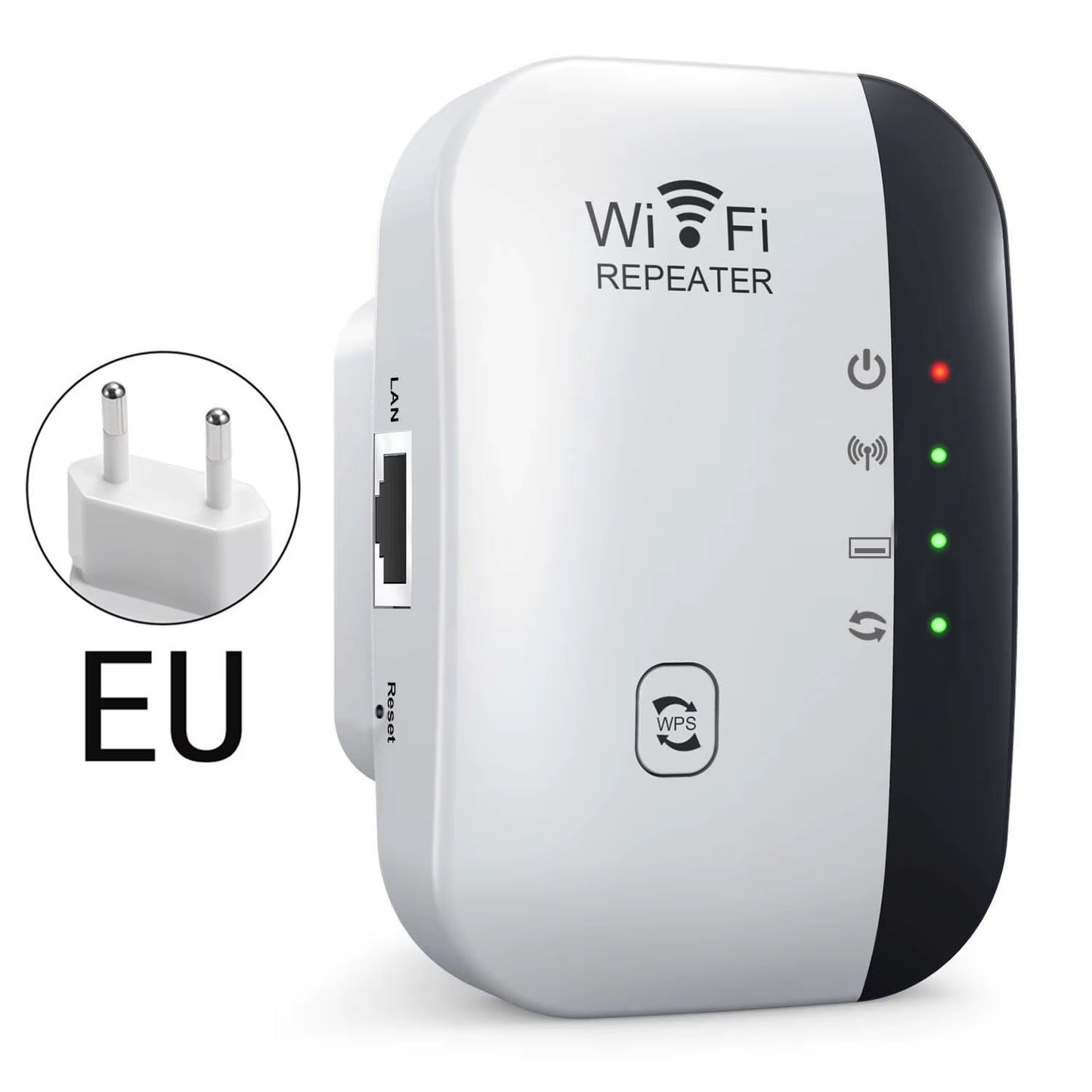 Wifi Repeater Wireless Signal Amplifier Extended Network Enhancer EU US Home Router 300M through the Wall Bedroom Receive Moving