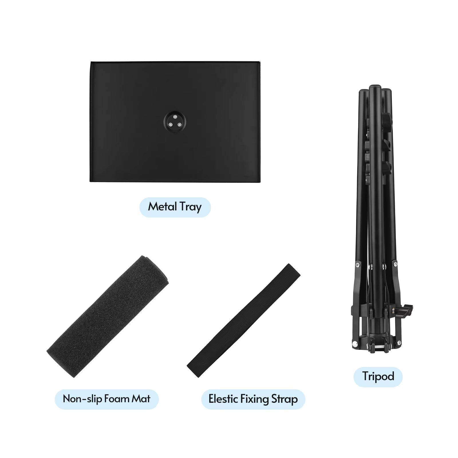 Universal Laptop Projector Tripod Stand Holder Aluminum Alloy Computer Projector Floor Stand 41-135Cm/ 16-53In Ajudtable Height