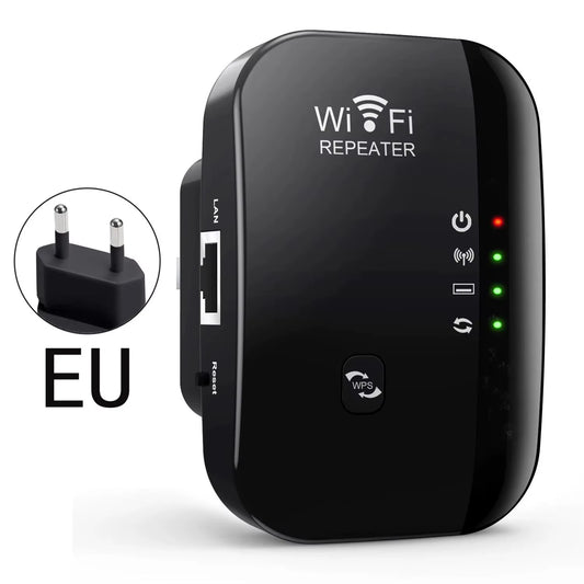Wifi Repeater Wireless Signal Amplifier Extended Network Enhancer EU US Home Router 300M through the Wall Bedroom Receive Moving