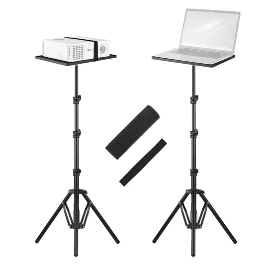 Universal Laptop Projector Tripod Stand Holder Aluminum Alloy Computer Projector Floor Stand 41-135Cm/ 16-53In Ajudtable Height